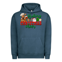 Pigment Midnight Navy Baking Christmas cheer Urban Hoodie - NancyCooperArtShop