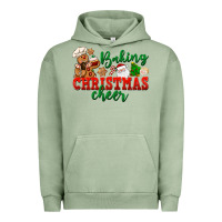 Pigment Oil Green Baking Christmas cheer Urban Hoodie - NancyCooperArtShop