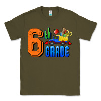 Army Green Sixth Grade Classic Tee - RanaPortraitStore
