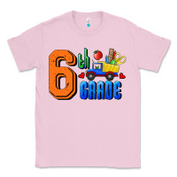 Bubblegum Pink Sixth Grade Classic Tee - RanaPortraitStore