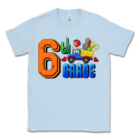 Dusty Blue Sixth Grade Classic Tee - RanaPortraitStore