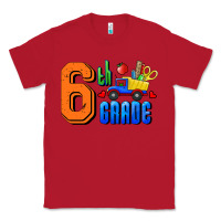 Red Sixth Grade Classic Tee - RanaPortraitStore