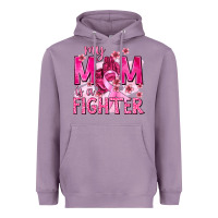 My Mom Is A Fighter With Ribbon Heavyweight Hoodie | Teevron