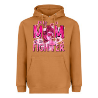 Meerkat My Mom Is a Fighter with Ribbon Heavyweight Hoodie - texasbilliewilder