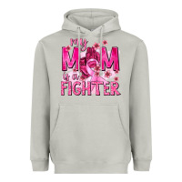 Moon Dust My Mom Is a Fighter with Ribbon Heavyweight Hoodie - texasbilliewilder