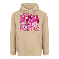 Mushroom My Mom Is a Fighter with Ribbon Heavyweight Hoodie - texasbilliewilder