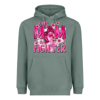 Sage My Mom Is a Fighter with Ribbon Heavyweight Hoodie - texasbilliewilder