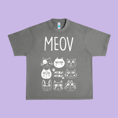 Meow Urban Heavy Tee Designed By Bettercallsaul