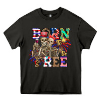 Asphalt boy grandma Heavy Core Tee - CowhideDigitalArt
