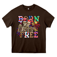 Chocolate Brown boy grandma Heavy Core Tee - CowhideDigitalArt