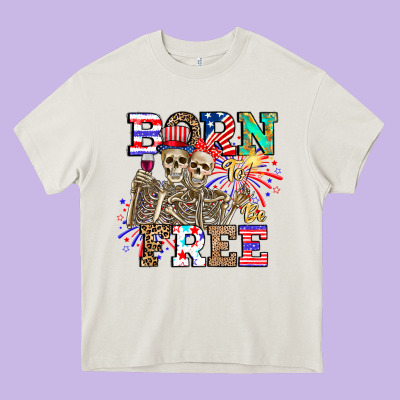 Boy Grandma Heavy Core Tee Designed By Cowhidedigitalart