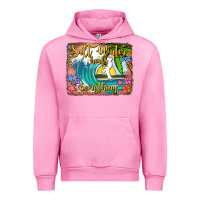 Fuchsia Pink salt water heals everything Urban Hoodie - Jasminsmagicworld