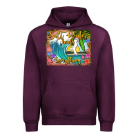 Mauve Wine salt water heals everything Urban Hoodie - Jasminsmagicworld