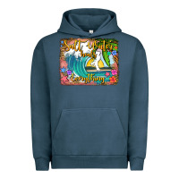 Pigment Midnight Navy salt water heals everything Urban Hoodie - Jasminsmagicworld