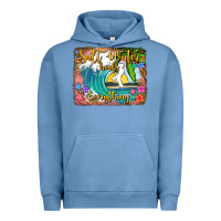 Pigment Pebble Blue salt water heals everything Urban Hoodie - Jasminsmagicworld
