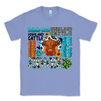 Colony Blue highland cattle Classic Tee - texasbilliewilder