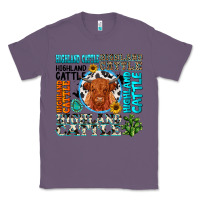 Lavender highland cattle Classic Tee - texasbilliewilder