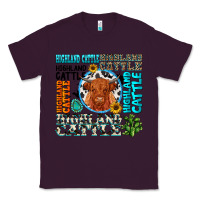 Plum highland cattle Classic Tee - texasbilliewilder