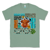 Sage highland cattle Classic Tee - texasbilliewilder