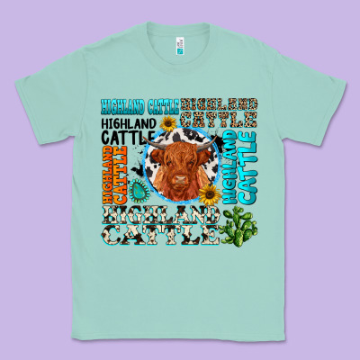 Classic Tee highland cattle