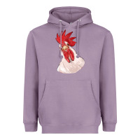 Lavender silly chicken head Heavyweight Hoodie - RanaPortraitStore