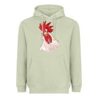 Matcha silly chicken head Heavyweight Hoodie - RanaPortraitStore