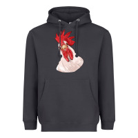 Smoke silly chicken head Heavyweight Hoodie - RanaPortraitStore