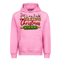 Fuchsia Pink Baking Christmas cheer Urban Hoodie - NancyCooperArtShop