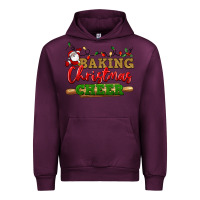 Mauve Wine Baking Christmas cheer Urban Hoodie - NancyCooperArtShop