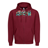 Burgundy obgyn Zipper Hoodie - texasbilliewilder