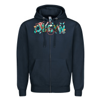 Navy obgyn Zipper Hoodie - texasbilliewilder