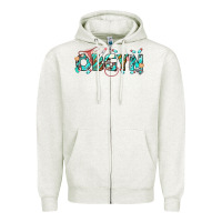 Oatmeal Heather obgyn Zipper Hoodie - texasbilliewilder