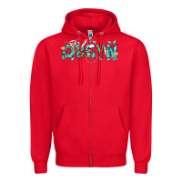 Red obgyn Zipper Hoodie - texasbilliewilder