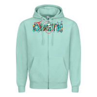 Seafoam obgyn Zipper Hoodie - texasbilliewilder
