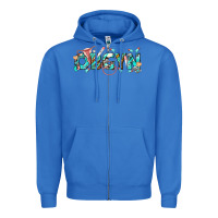 True Royal obgyn Zipper Hoodie - texasbilliewilder
