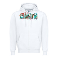 White obgyn Zipper Hoodie - texasbilliewilder