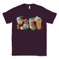 Plum hippie coffee cups Classic Tee - texasbilliewilder