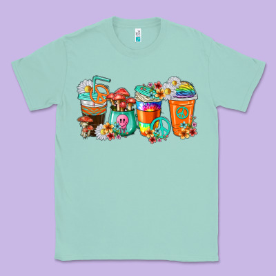 Classic Tee hippie coffee cups