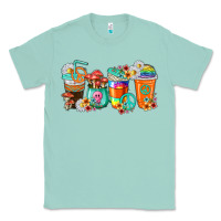 Seafoam hippie coffee cups Classic Tee - texasbilliewilder