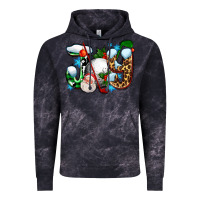Cloud Black joy with golf and santas Vintage Hoodie - AdoDesignShop
