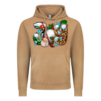 Joy With Golf And Santas Vintage Hoodie | Teevron