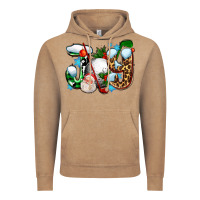Vintage Coffee joy with golf and santas Vintage Hoodie - AdoDesignShop