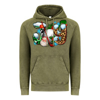 Vintage Olive joy with golf and santas Vintage Hoodie - AdoDesignShop