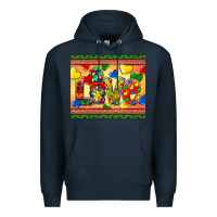 Navy love autism awareness Premium Hoodie - BarkalooDesign