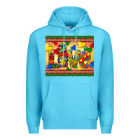 Ocean Blue love autism awareness Premium Hoodie - BarkalooDesign