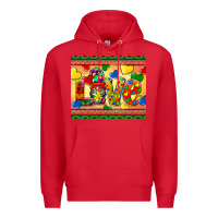 Red love autism awareness Premium Hoodie - BarkalooDesign