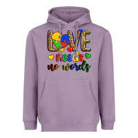 Lavender love needs no words Heavyweight Hoodie - Zillion Design Studio