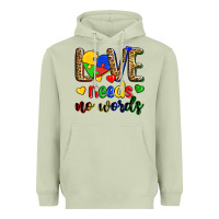 Matcha love needs no words Heavyweight Hoodie - Zillion Design Studio