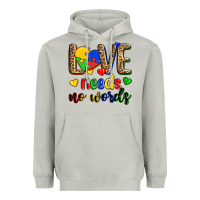 Moon Dust love needs no words Heavyweight Hoodie - Zillion Design Studio