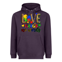 Plum love needs no words Heavyweight Hoodie - Zillion Design Studio